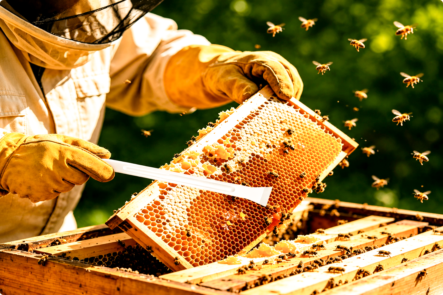 Honey harvesting equipment